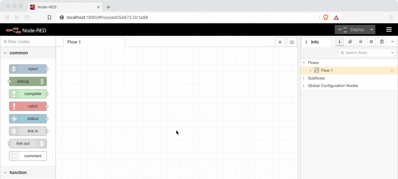 Find the Clarify node in the palette